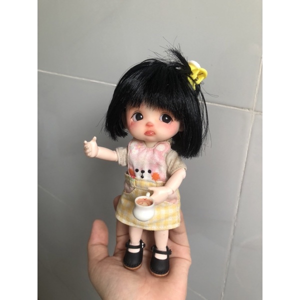 Búp Bê Baboliy đã faceup kèm tóc lụa( hết tóc đen)