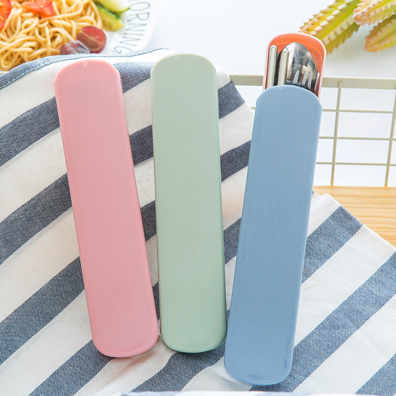 Bộ Muỗng Đũa Nĩa Bằng Thép Không Gỉ Tiện Dụng Khi Đi Dã Ngoại | BigBuy360 - bigbuy360.vn