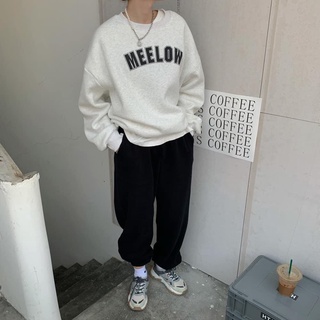 Áo sweater nỉ lông unisex dưới 85kg - Áo hoodie fomr rộng nữ Meelow khoác nỉ