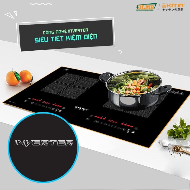 BẾP ĐIỆN TỪ ĐÔI KITIN Model KTI-669VC