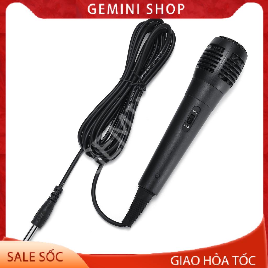 Micro Karaoke Có Dây Jack 6.5mm giá rẻ dài 3m