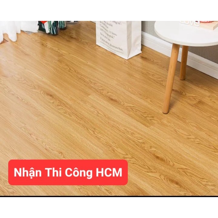 Dán Sàn Giả Gỗ Keo Sẵn Tự Dán