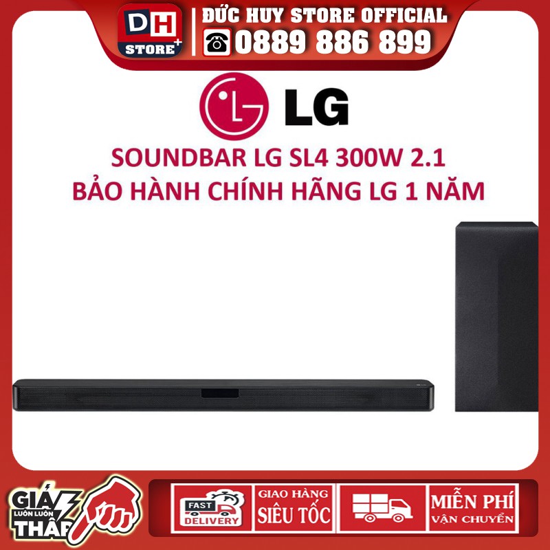 Loa thanh soundbar LG 2.1 SL4 300W