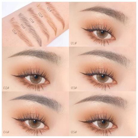 Bút Chì kẻ mày XIXI nét mảnh đều màu tự nhiên Thin Eyebrow Pencil