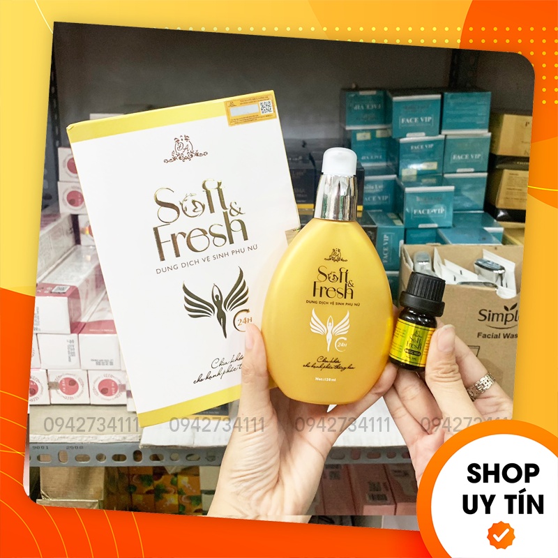 Dung Dịch Vệ Sinh Phụ Nữ Đông Anh Soft Fresh 120ml - Nguyễn Huỳnh Như Collagen X3