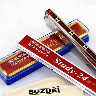 Kèn harmonica tremolo Suzuki Study 24 key C