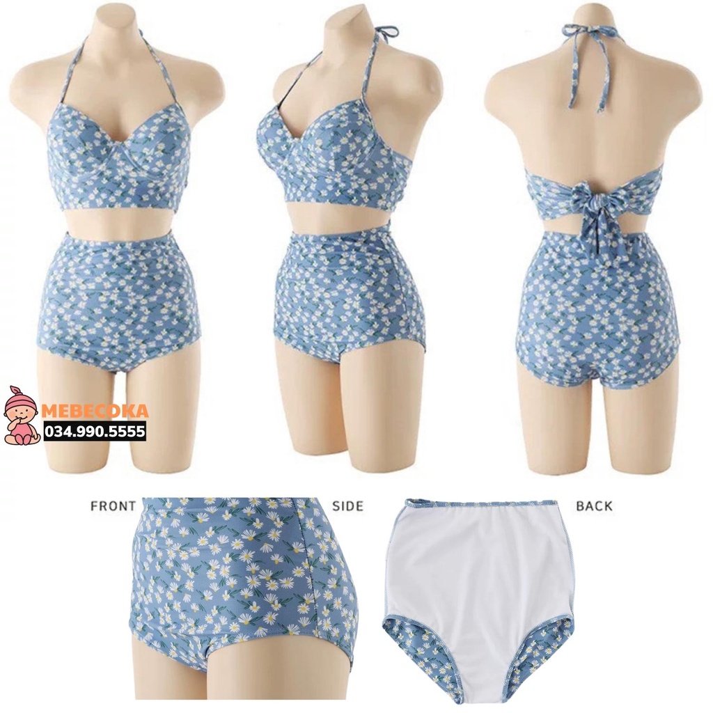 BIKINI LOẠI ĐẸP ,Bikini 2 mảnh ,Bộ đồ bơi nữ họa tiết nhẹ nhàng phong cách Châu Âu hàng Loại 1