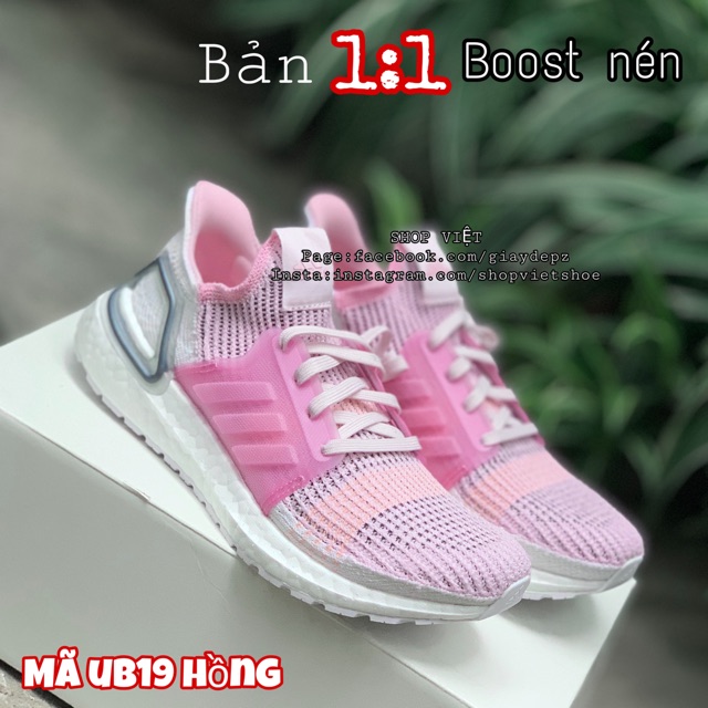 Giày ub19 hồng bản cao nhất size 36-39 đế boost nén