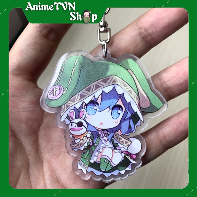 Móc khoá Mica anime Date a Live - Treo nhân vật - Nhựa Cứng Acrylic In 2 mặt sắc nét ( ảnh thật )