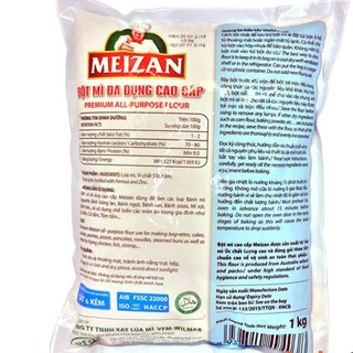 Bột mì hiệu Meizan 1kg-sku20