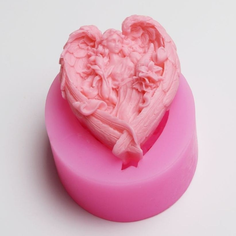 3D Angel Wings Shape Silicone Cake Candy Fondant Chocolate Molds Diy Kitchen Baking Tools
