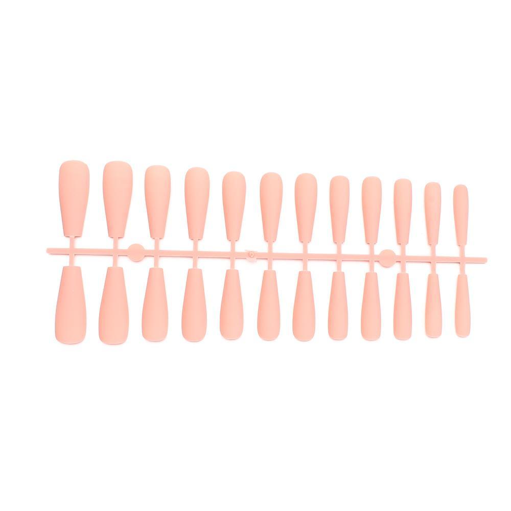 WATTLE Bộ 24 Móng Tay Giả Chất Liệu Nhám Có Thể Tháo Rời