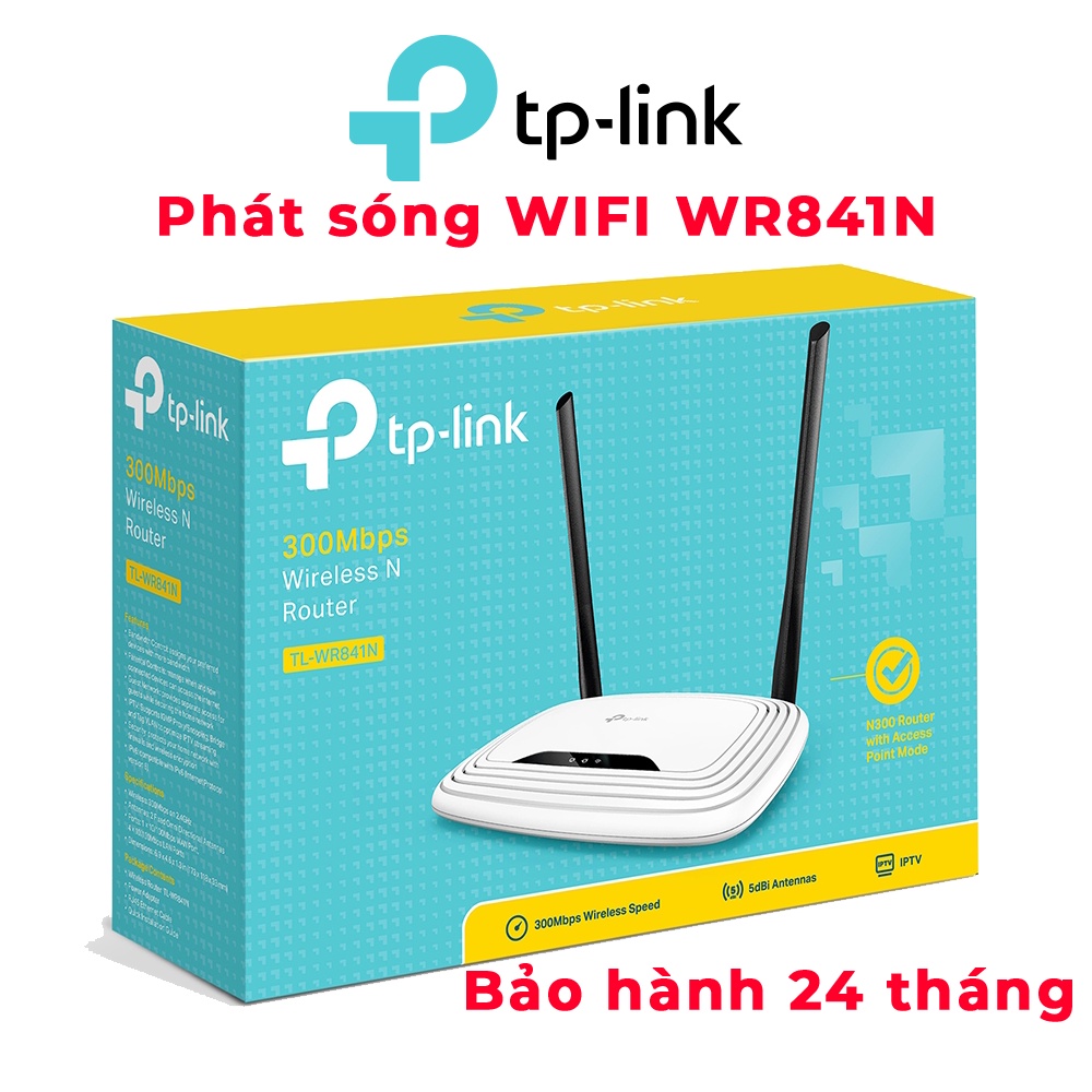 Bộ phát Wifi TP-Link Router Wi-Fi Chuẩn N Tốc Độ 300Mbps TL-WR841N TL-WR820N TL-WR840N Hàng Chính Hãng