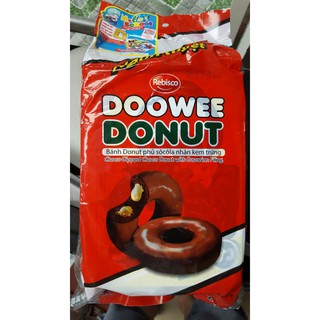BÁNH DONUT DOOWEE (SOCOLA, DÂU, CAM), GÓI 12 CÁI