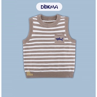 [Mã BMLT30 giảm đến 30K đơn 299K] DA762 Áo len gile cổ tròn DOKMA (6-24m)