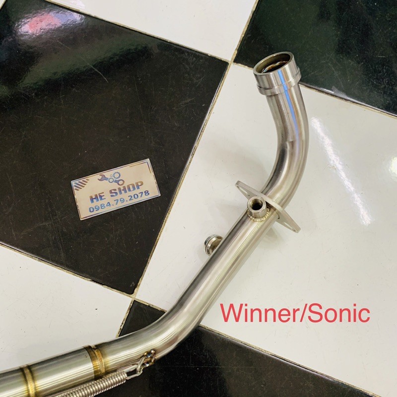 Cổ RedLeo Winner/Sonic/Satria gắn lon CBR như zin