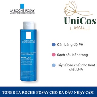Toner La Roche Posay Effaclar cho da dầu nhạy cảm