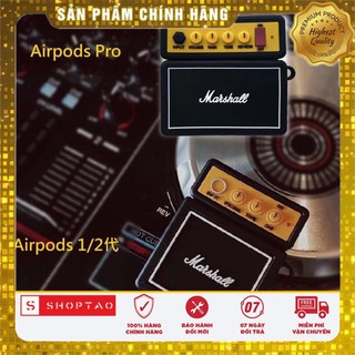 Case airpod 1,2,pro loa điện marshall