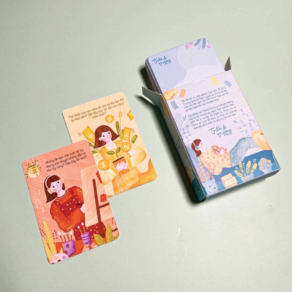 Bộ Bài Thấu &amp; Thương 88 Lá Bài Thấu Hiểu kết nối bạn bè, gia đình, cặp đôi và gợi ý viết chữa lành
