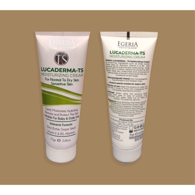 KEM DƯỠNG ẨM TOÀN THÂN EGERIA LUCADERMA - TS ( DÙNG ĐƯỢC CHO TRẺ NHỎ)