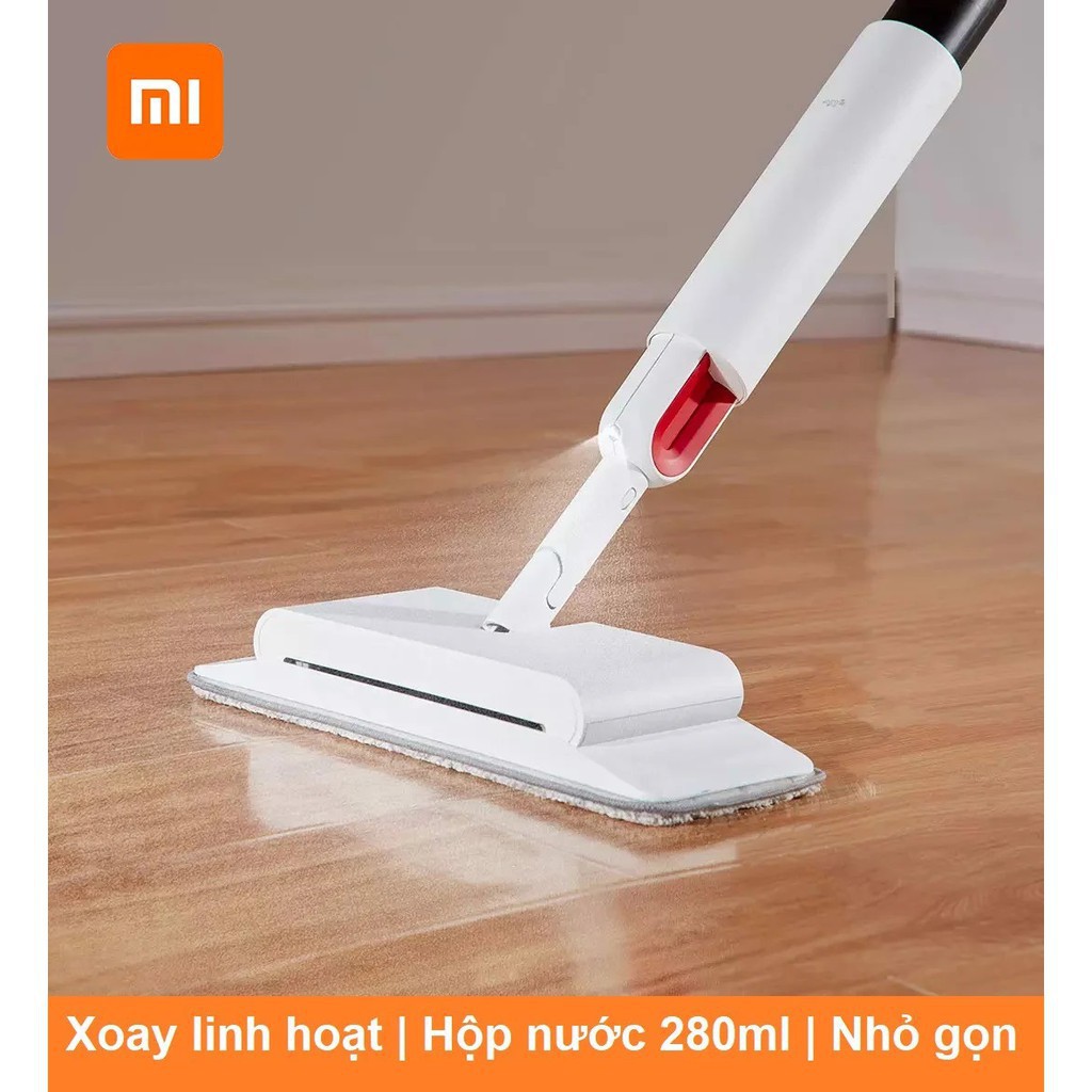 Cây Lau Nhà Deerma Water Spray Mop DEM-TB900 (Quét và lau 2in1) - HÀNG CHÍNH HÃNG - BH 12 THÁNG