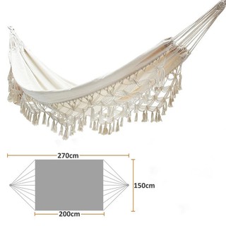 Võng treo Macrame vải bố canvas