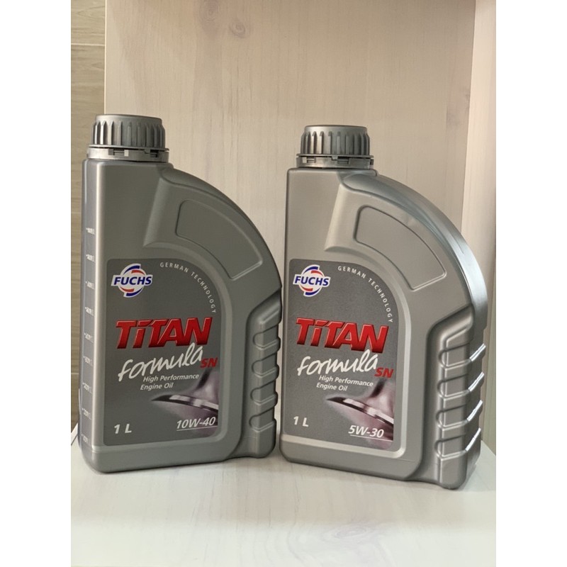 Nhớt Nhập Khẩu Cao Cấp cho XE TAY GA Fuchs Titan Formula,1L, API SN