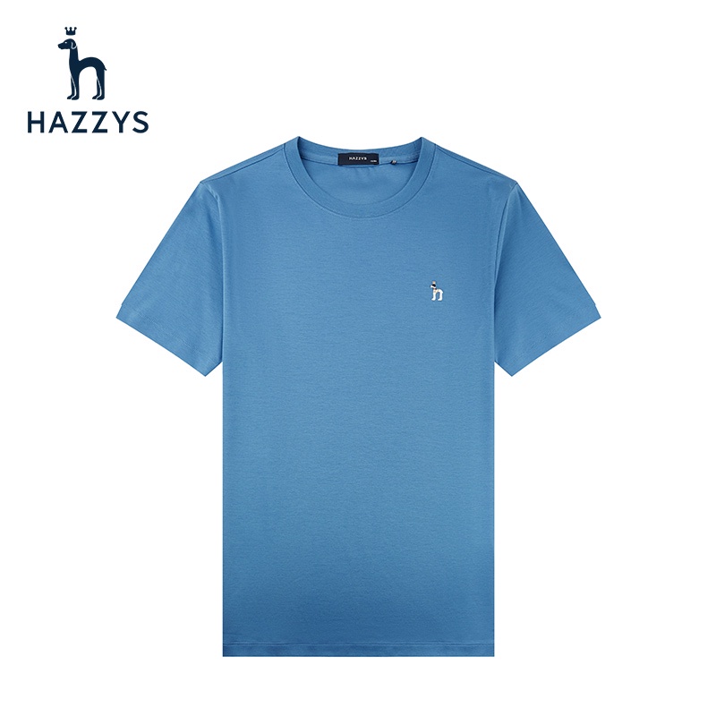 Hazzys Áo Thun Tay Ngắn Cổ Tròn Phong Cách Hàn Quốc Thời Trang Xuân Hè Cho Nam astze01be61