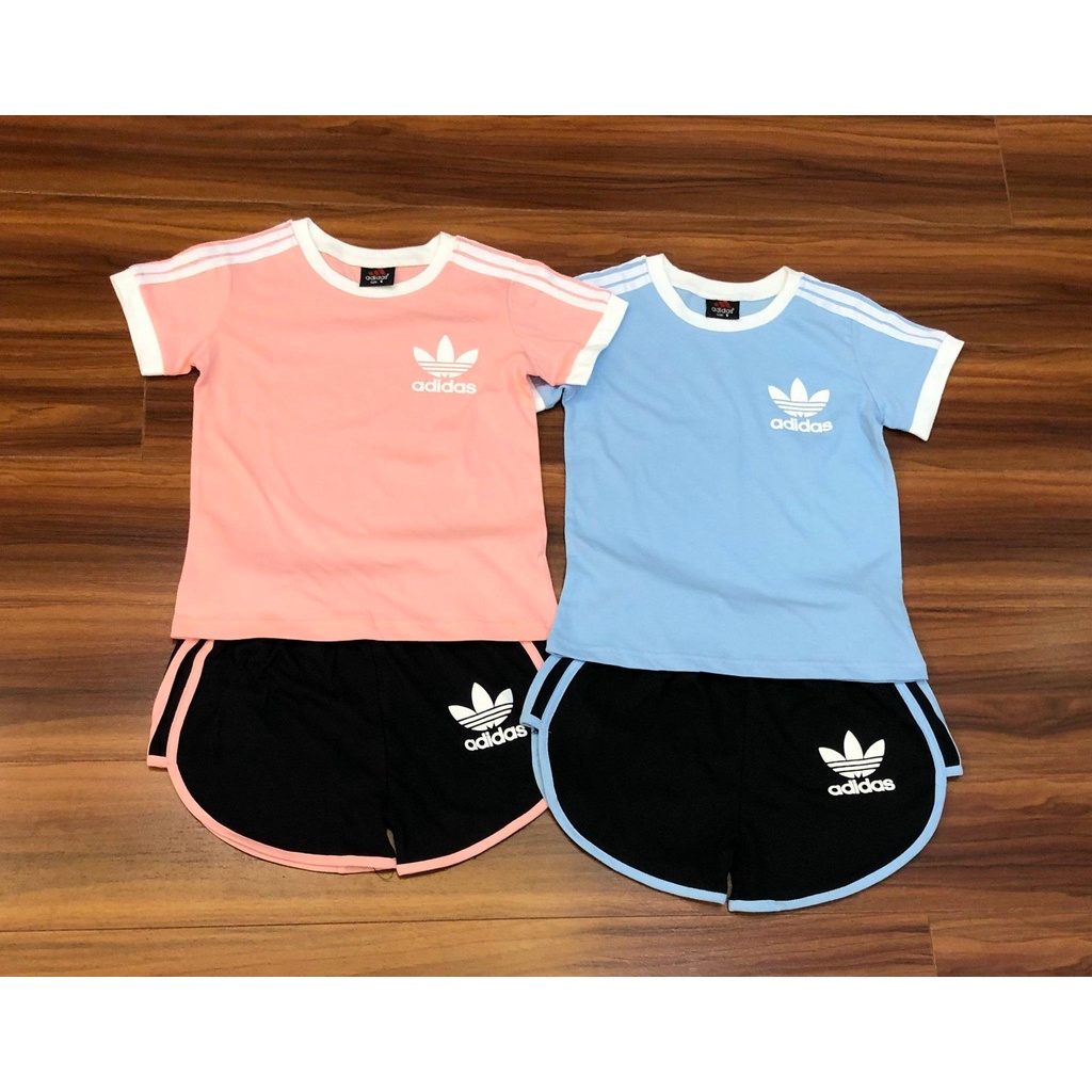 G6, Bộ bé gái 18-55kg, Bộ das phối viền sọc đùi mặc nhà siêu đẹp, chất cotton thấm hút mồ hôi, kiểu dáng thể thao