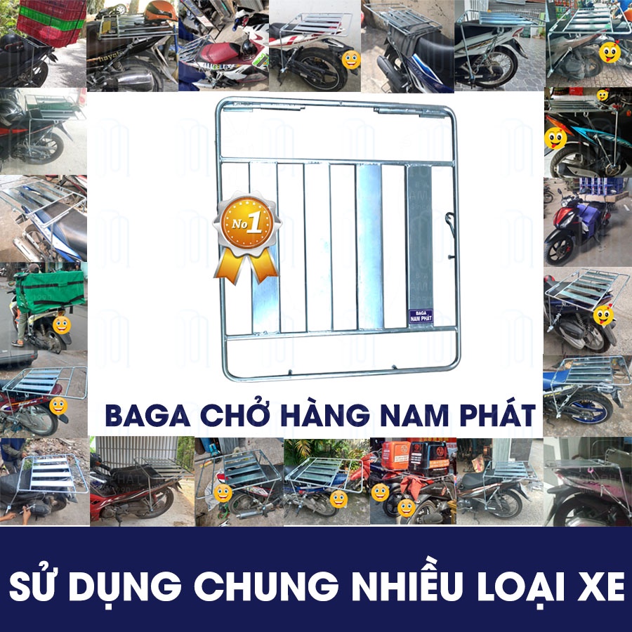 Baga chở hàng 50cm x 58cm cho tất cả các loại xe Honda, Yamaha, Suzuki, SYM