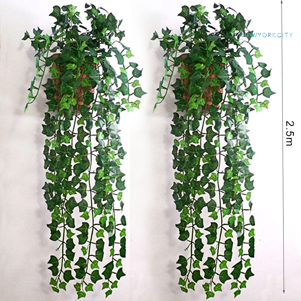 1 Nhánh Lá Thường Xuân Nhân Tạo Bằng Nhựa Trang Trí Nội Thất