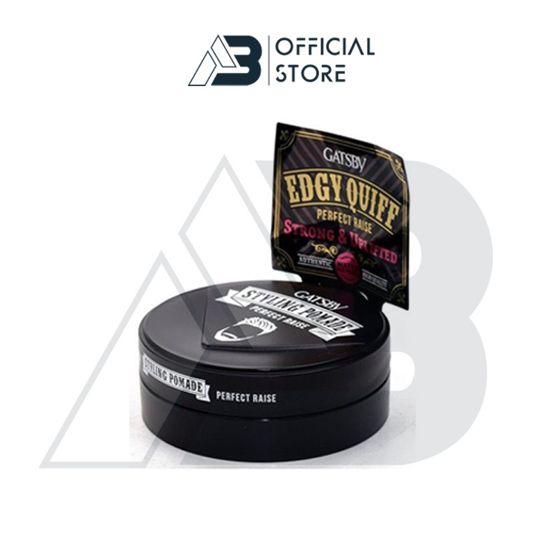 Wax Tạo Kiểu Giữ Độ Phồng Tóc Gatsby Pomade Perfect Raise mạnh mẽ 75G