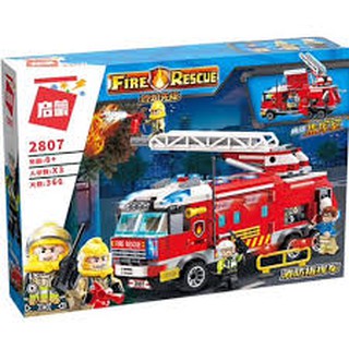 Mô Hình LEGO City Fire 60107 Xe Thang Cứu Hỏa