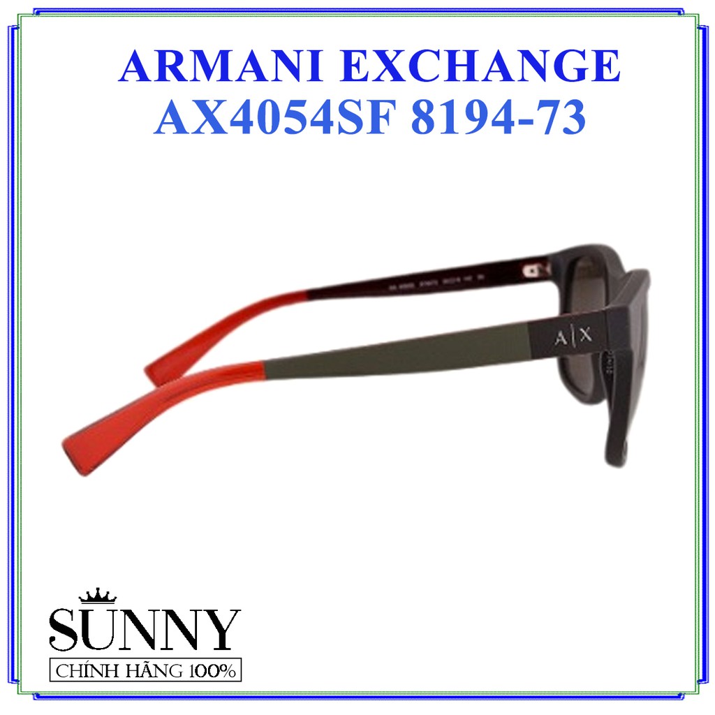 Kính mát Armani Exchange AX4054SF 8194-73 chính hãng Italy, bảo hành toàn quốc