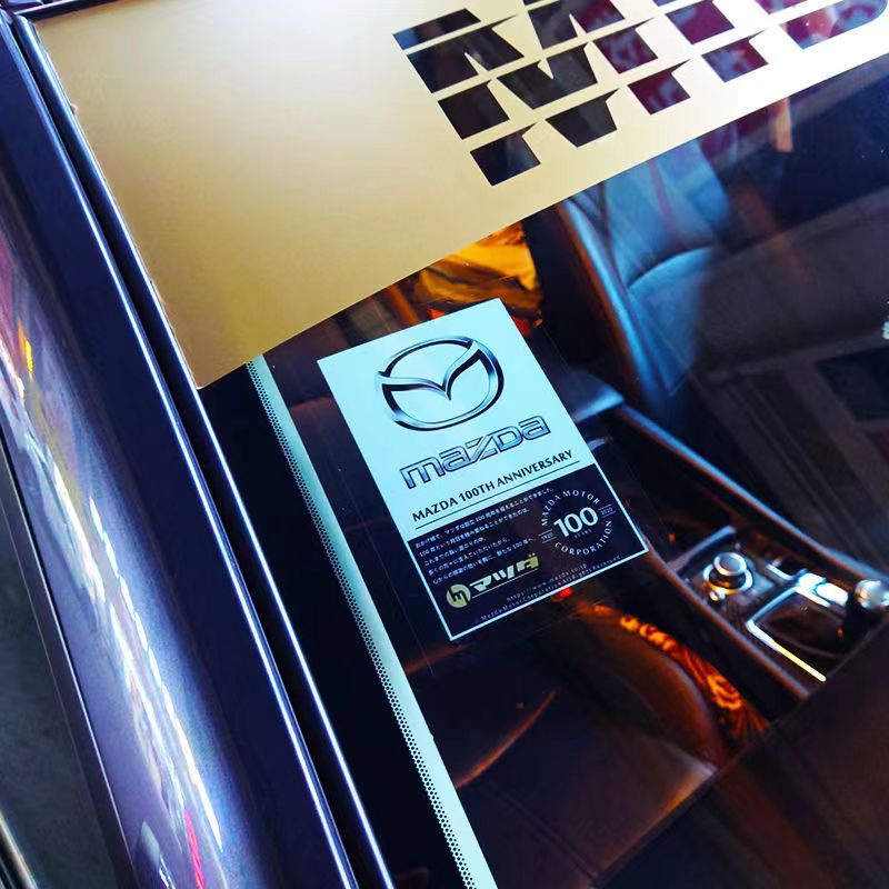 Miếng Dán Tĩnh Điện Trang Trí Kính Chắn Gió Xe Hơi Honda Toyota Nissan BMW Mercedes benz Mazda