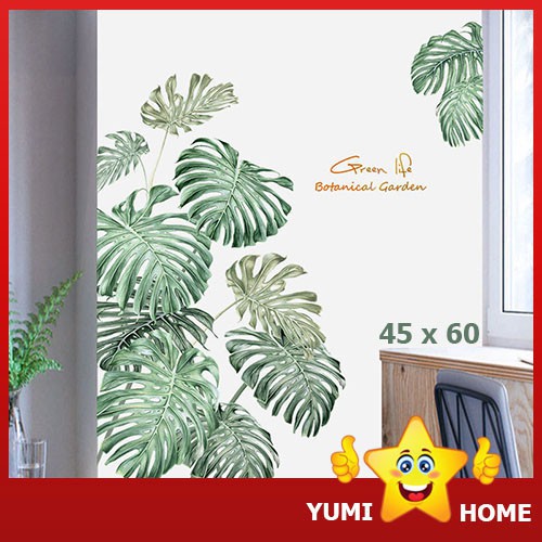 Decal dán tường Cây xanh nhiệt đới Green Life