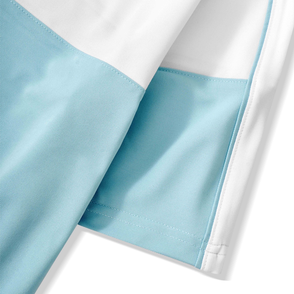 Áo thun polo DONMAN có cổ phối 2 màu cao cấp Cotton coolmate Pique Basic, co giãn thấm hút tốt AT06