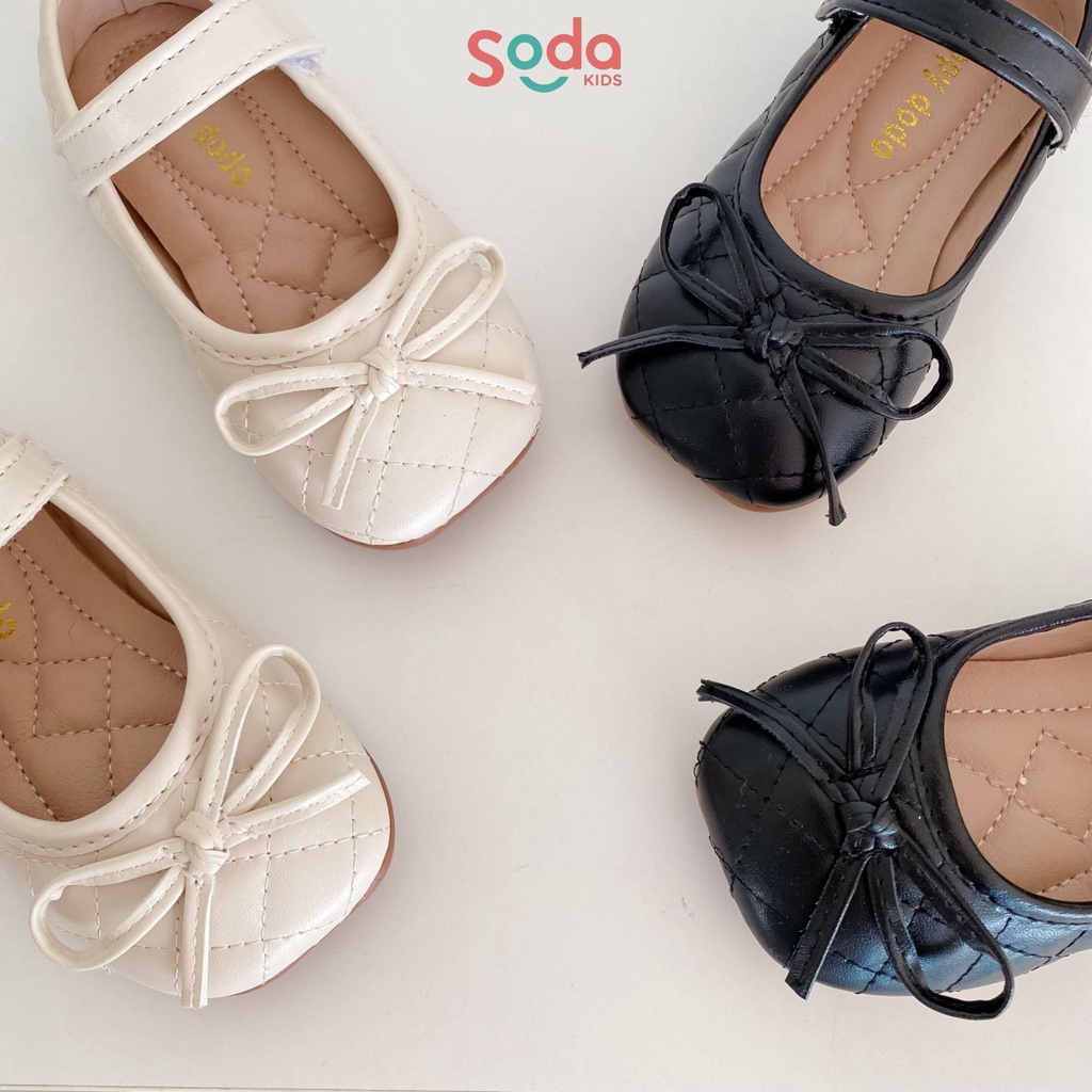 Giày búp bê cho bé gái SODA KIDS nút nơ nhiều màu
