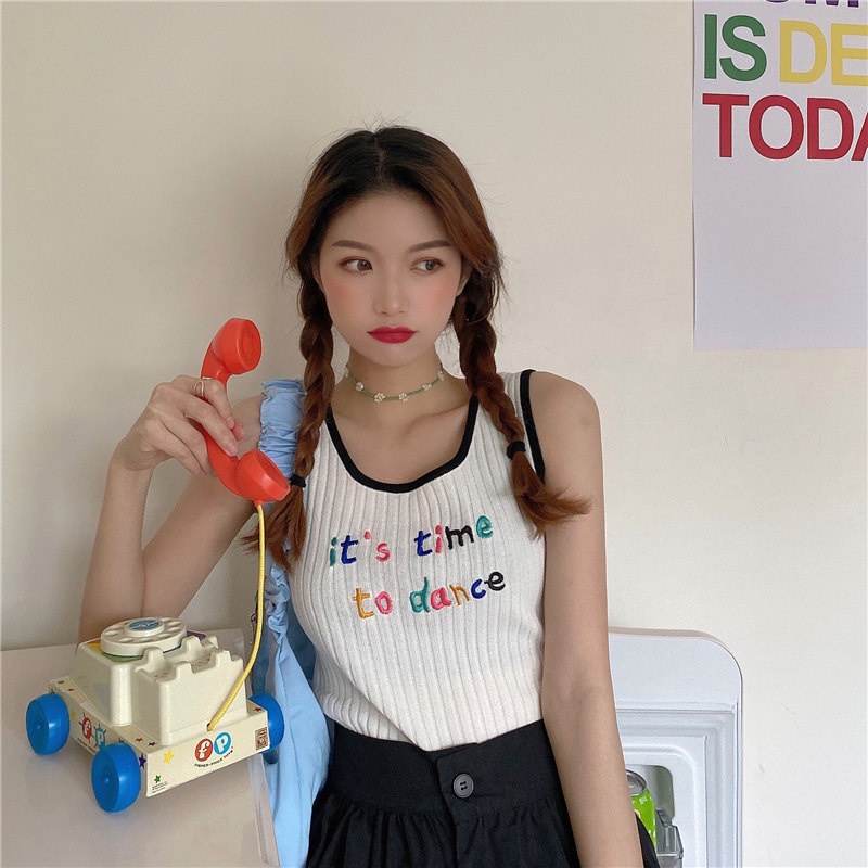 NZN Áo Hai Dây Thiết Kế Mới Thời Trang Mùa Hè Dành Cho Nữ