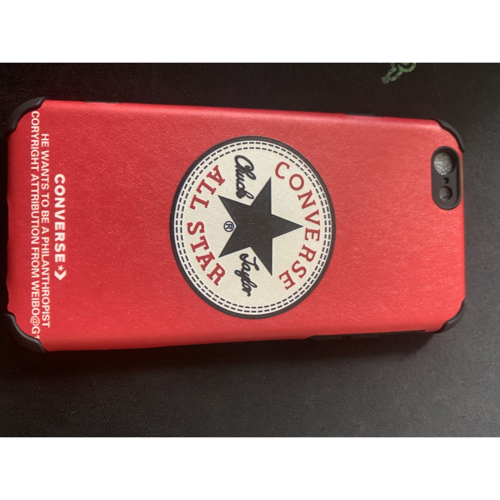 ốp lưng iphone 6 6s converse màu đỏ