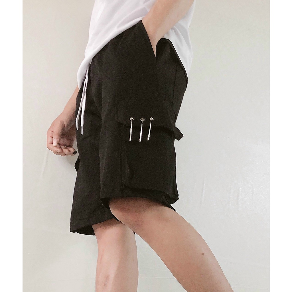 Quần SHORT kaki co giãn 4 chiều mẫu mới nam nữ đều mặc đẹp (3ghim)