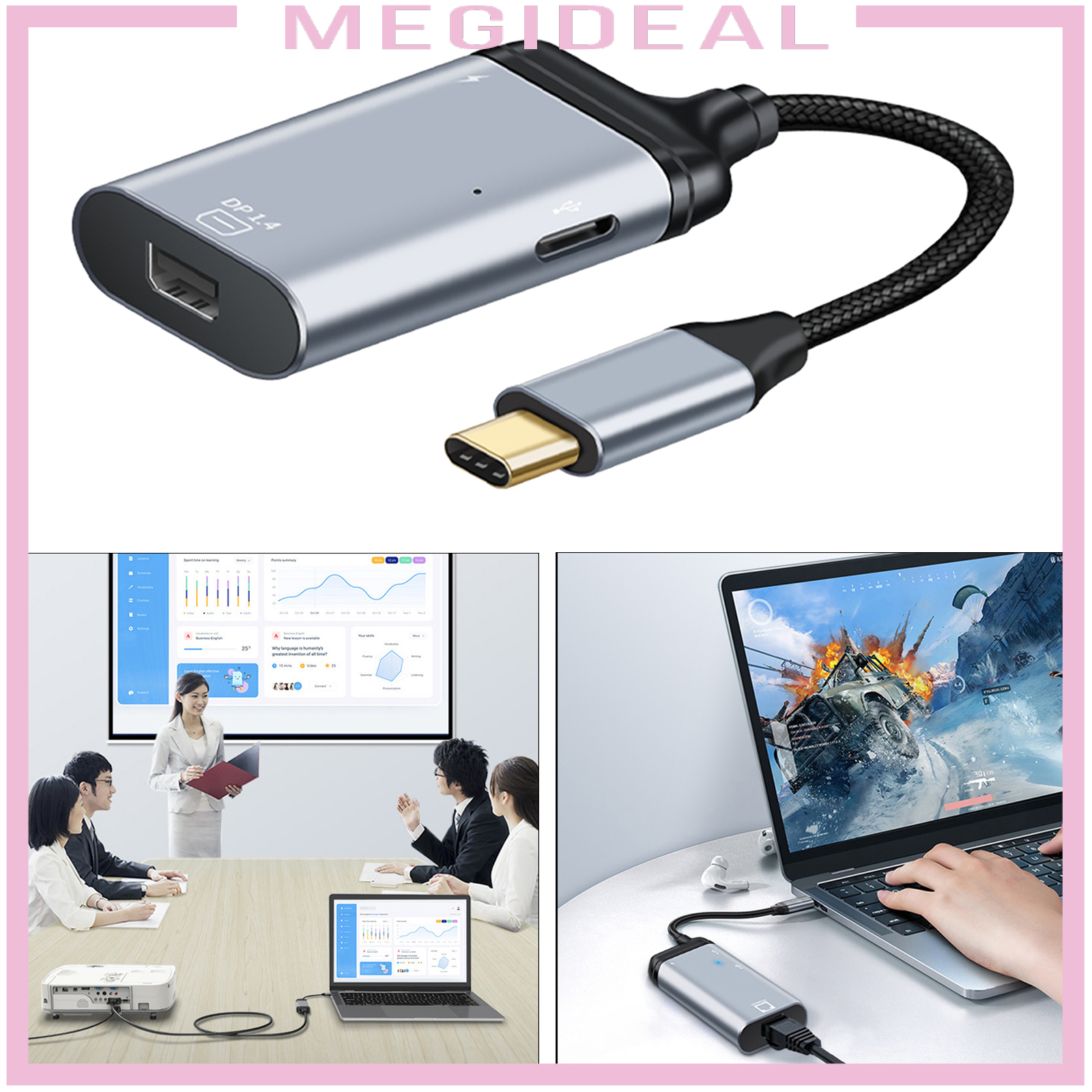 Đầu Chuyển Đổi Usb 2.0 Type C Sang Hdmi Cho Macbook Pro Hdmi Sang Usb C | BigBuy360 - bigbuy360.vn