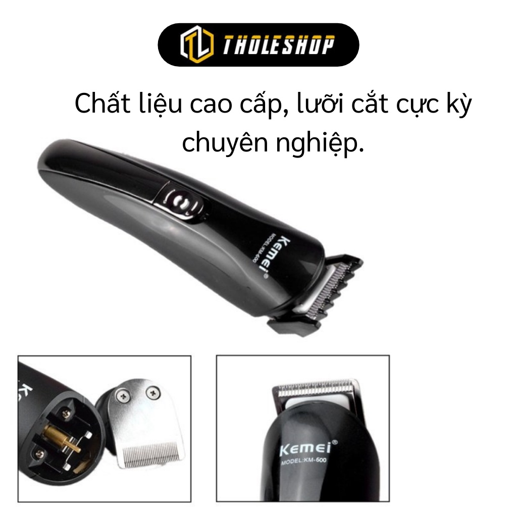 Máy Cắt Tóc - Bộ Tông Đơ Kemei 600, Máy Cạo Râu, Tỉa Lông Mày, Mũi, Cạo Lông 4144