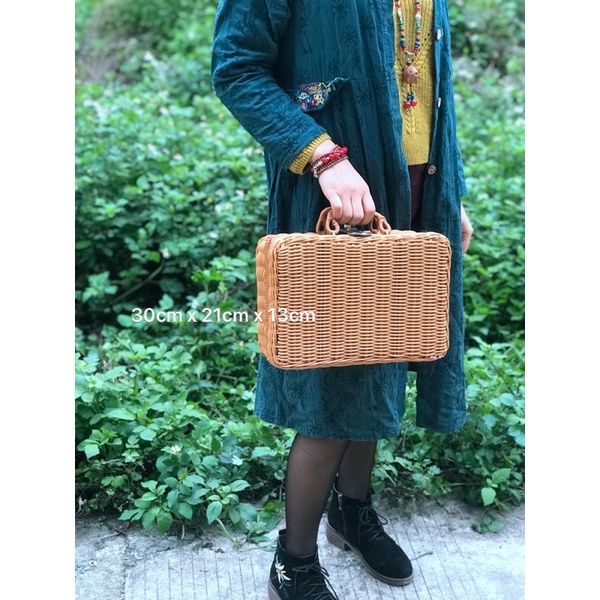 Vali Mây Túi Mây Vintage Xinh Xắn 4 size | BigBuy360 - bigbuy360.vn