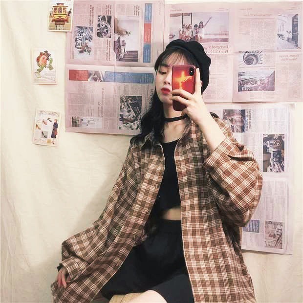 ÁO SOMI CARO FLANEL UNISEX XANH ĐEN ĐỎ HOT