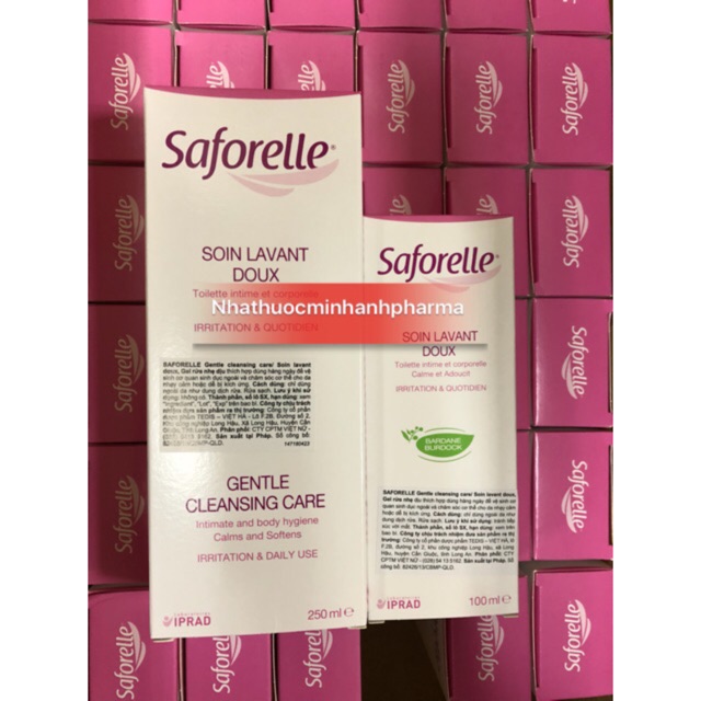 DUNG DỊCH VỆ SINH PHỤ NỮ SAFORELLE 100ml & 250ml