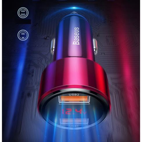 Baseus -BaseusMall VN Bộ tẩu sạc nhanh đa năng dùng cho xe hơi Baseus Magic Series Quick Charge