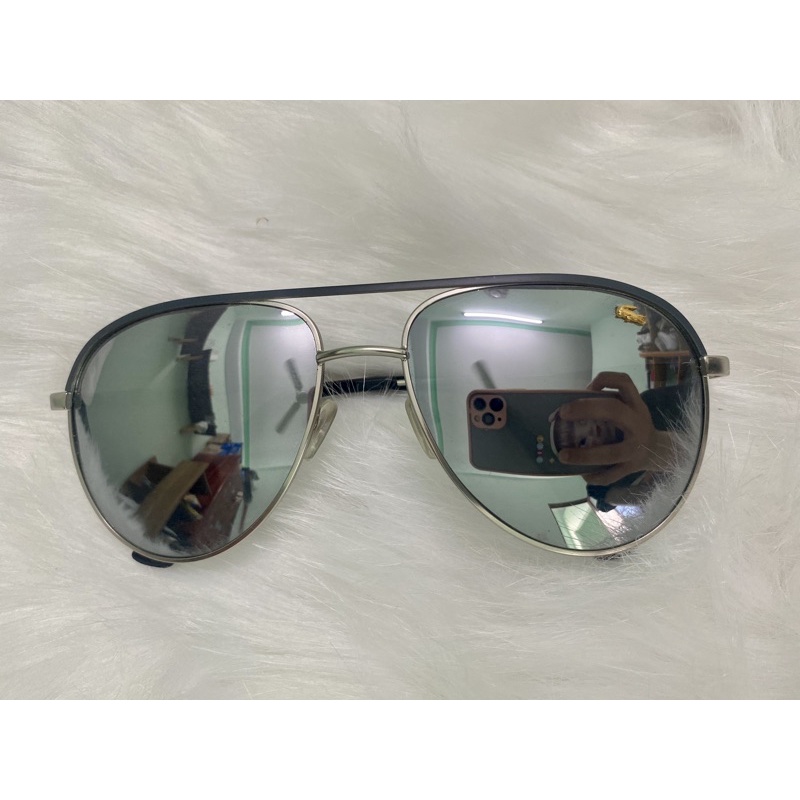 Đồ Si/2HAND Kính mát tráng gương nam nữ màu xám LIKE NEW 99%