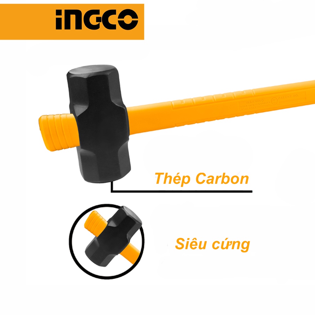 Búa tạ 4,5kg cán dài 90cm cao cấp Ingco HSM01108D