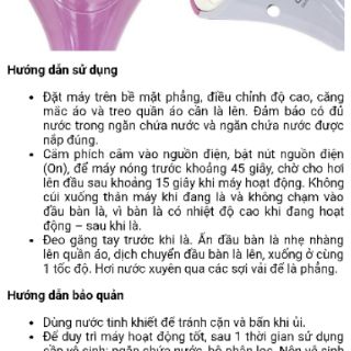 Cây là hơi lock and lock